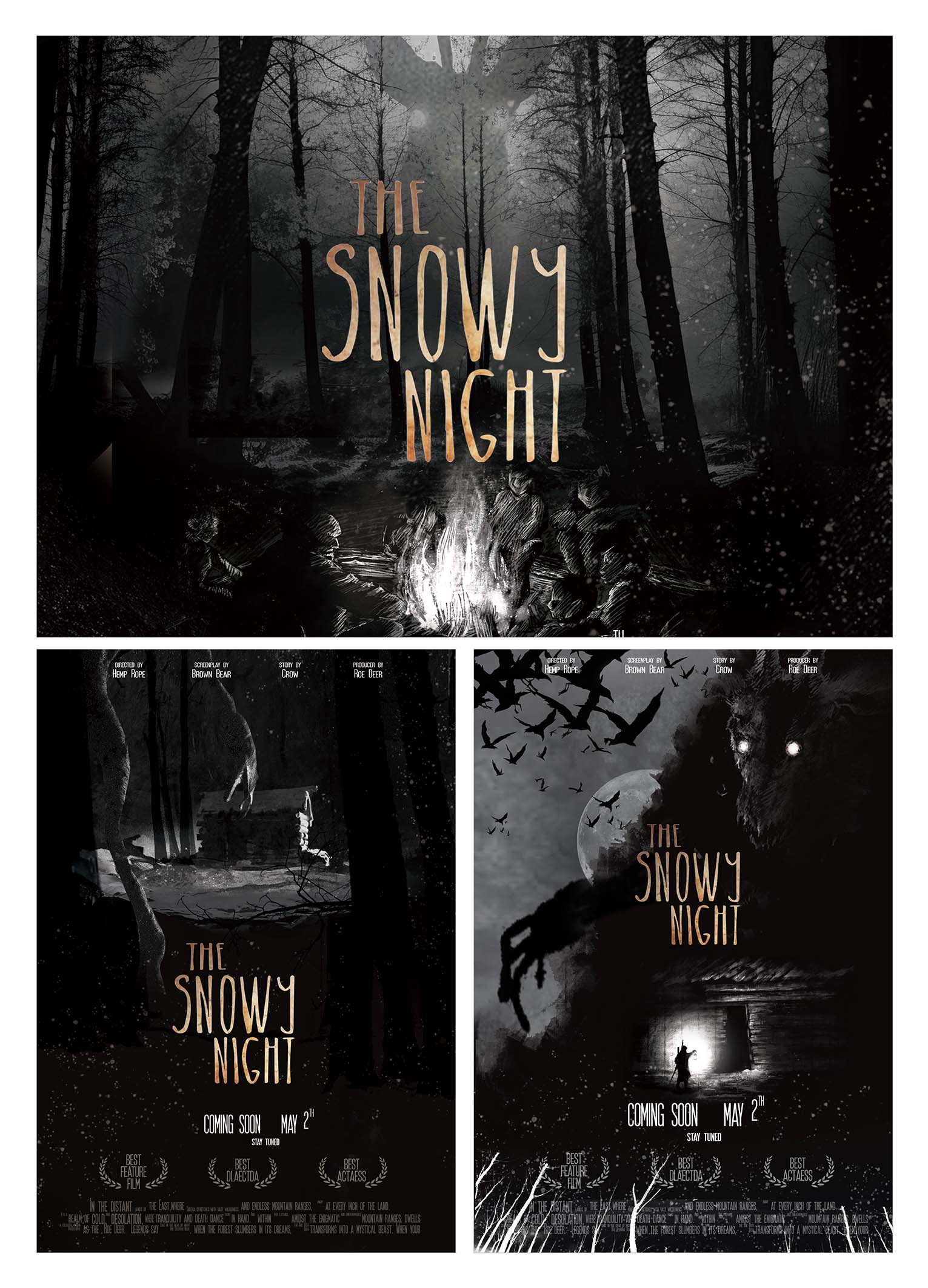 THE SNOWY NIGHT poster 2