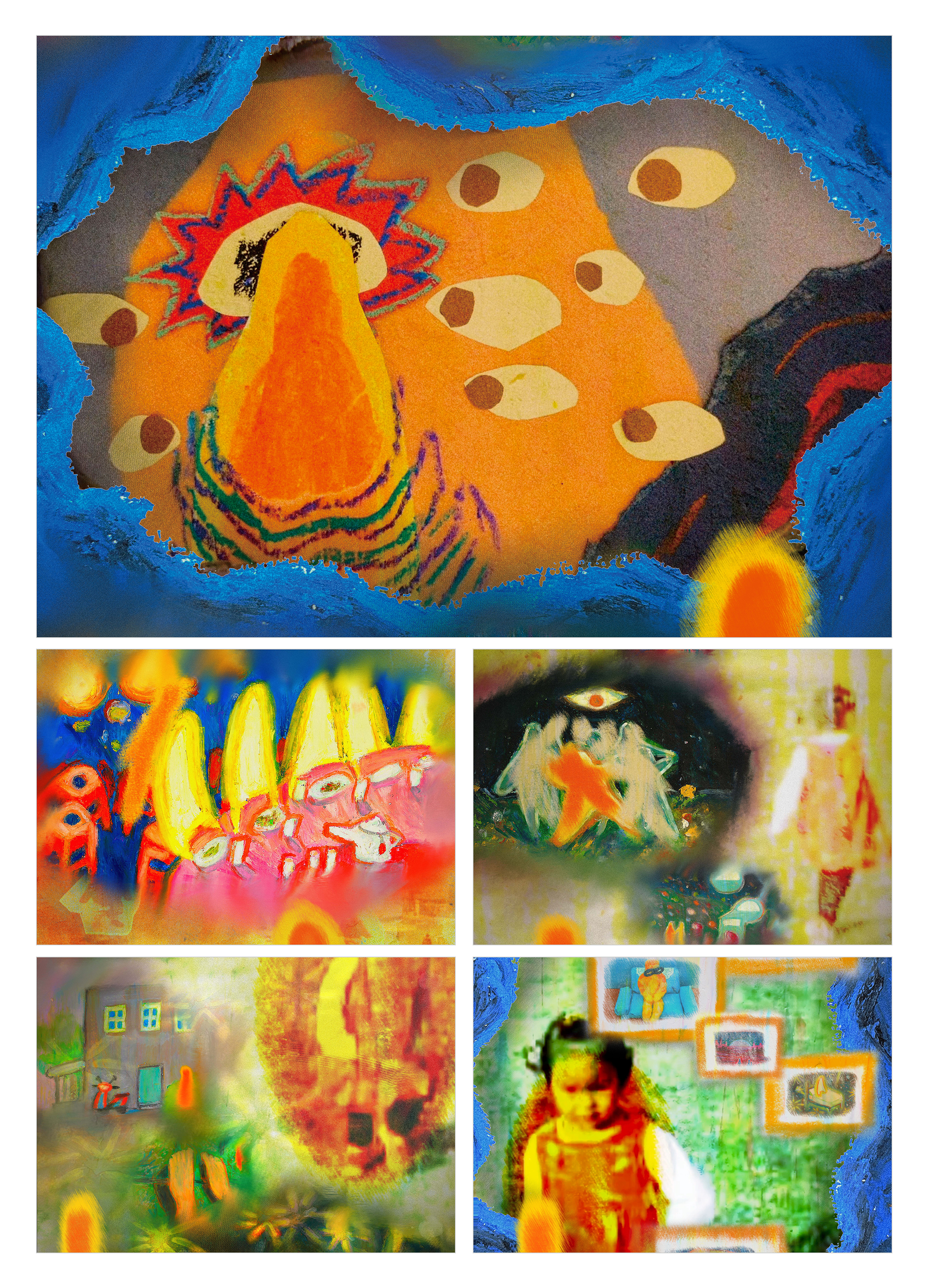 EX(press inner self and multiple re-experience re-ex)HIBITION poster 2