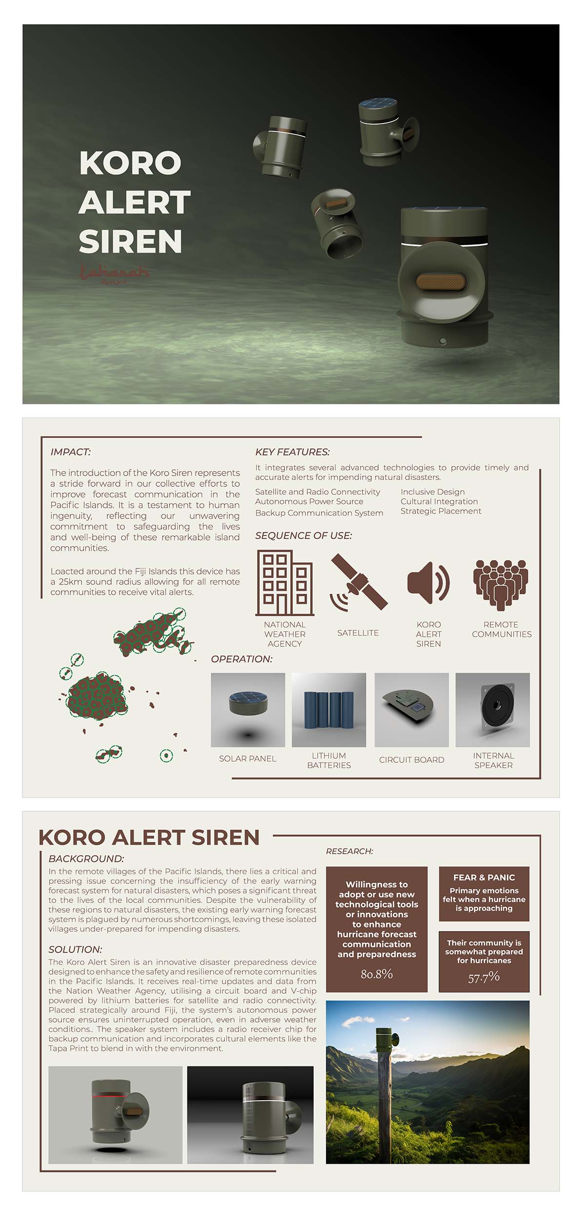 Koro Alert Siren poster 2