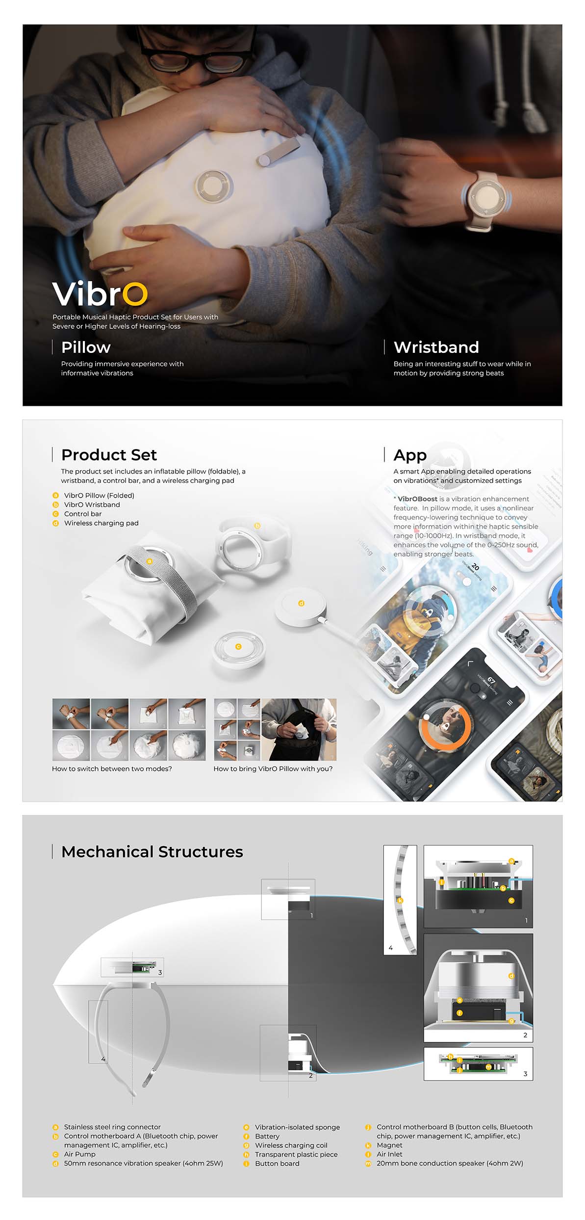 VibrO:為重度及以上程度聽障用戶設計的便攜式觸覺音樂感受套件組 poster 2